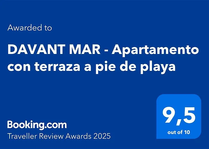 Davant Mar - Apartamento Con Terraza A Pie De Playa